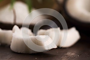 Coco bath. coconut with sea salt