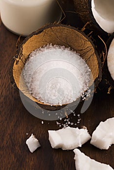 Coco bath. coconut with sea salt
