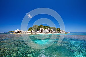 Coco island in Seychelles