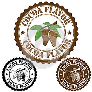 Cocoa flavor stamp