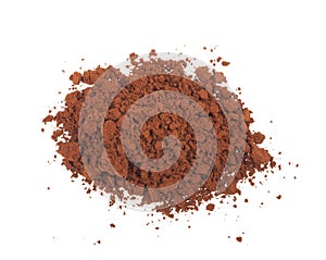 Cocoa powder isolated