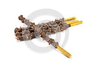 Cocolate Covered Poky Sticks