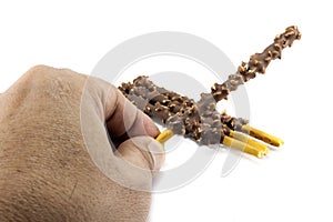 Cocolate Covered Poky Sticks