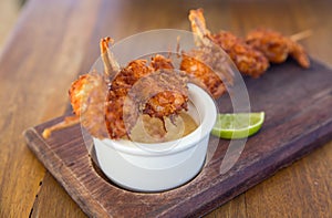 Coconut Battered Shrimp