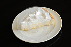 Coconut custard pie