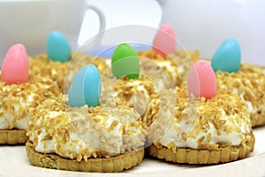 Coconut easter cakes