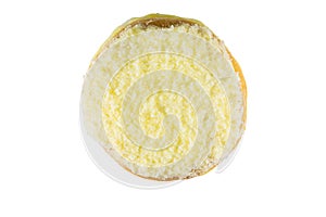 Coconut flaked plain donuts