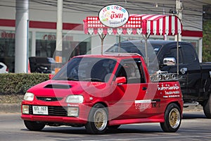 Coconut Icecream shop on Daihatsu Mira Mini Truck.