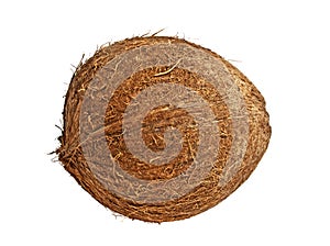 Coconut isolated on white background