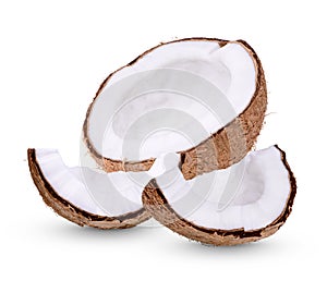 Coconut Isolated on white background