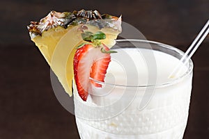 coconut milk juice, natural fruit drink. alcoholic