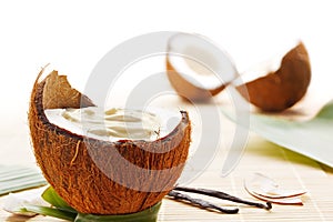 Coconut mousse photo