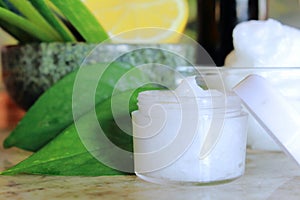 Coconut Oil with Aloe Vera and Lemon