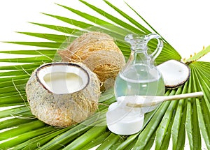 Coconut oil. photo