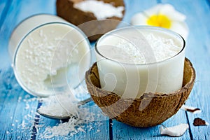 Coconut panna cotta