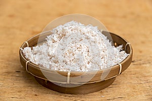 Coconut pulp grated