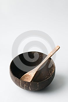Coconut shell bowl , bowl made from coconut shell