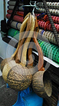 Coconut shell laddle