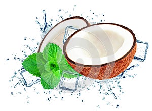 Coconut splash water