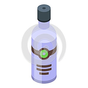 Coconut spray icon isometric vector. Cosmetic cream