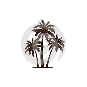 coconut tree vector design that defines comfort