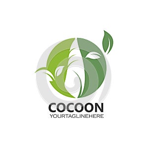 cocoon vector icon illustrtion design