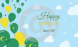 Cocos Islands Independence Day Sparkling