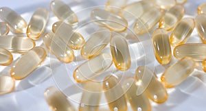 Cod fish oil organic gel capsule