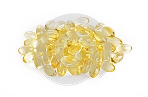 Cod liver fish oil capsule