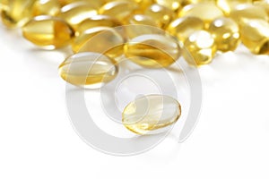 Cod liver fish oil capsule