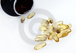 Cod liver oil capsules