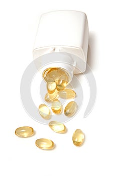 Cod liver oil capsules