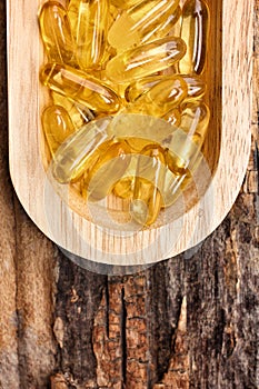 Cod liver oil capsules