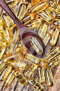 Cod liver oil capsules