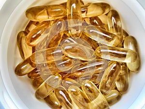 Cod liver oil capsules