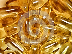 Cod liver oil capsules