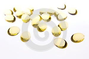 Cod liver oil capsules