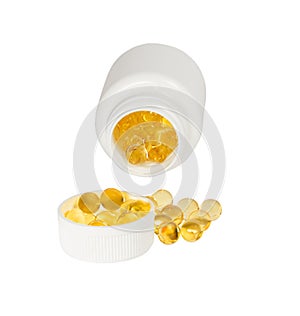 Cod liver oil capsules