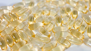 Cod liver oil supplement omega-3