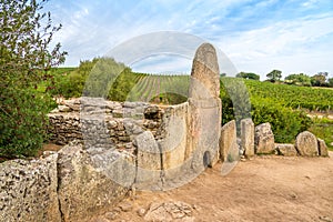Coddu Vecchiu - Giants grave near the nuraghe Prisgiona