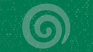 Code binary matrix data background. Technology software abstract binary code program blockchain digital