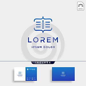 code book logo template learn computer design
