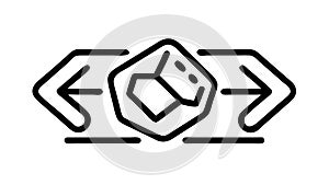 Code Brackets Icon Vector, Programming Development, vector design Generative AI