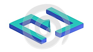 Code Brackets Programming Language Icon, vector design Generative AI
