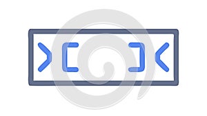 Code Brackets or Syntax Icon Vector Illustration, vector design Generative AI