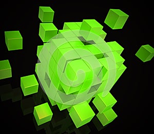 Code Breaker Decoded Data Hack 3d Rendering photo