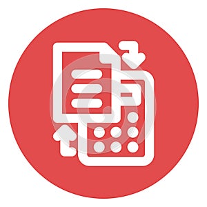 Code, coding bold vector icon which can be easily modified or edited