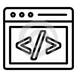 Code, coding Isolated Vector Icon Which can easily modify or edit