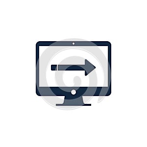 Code Commit and Push Outline Icon