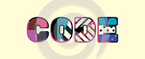 Code Concept Word Art Illustration